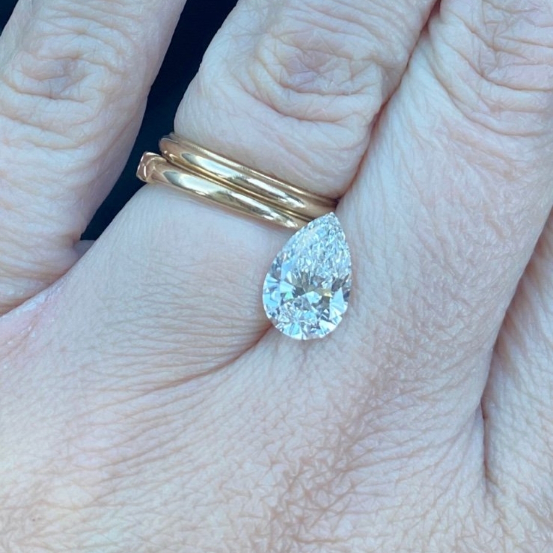 185 Ct Pear Diamond